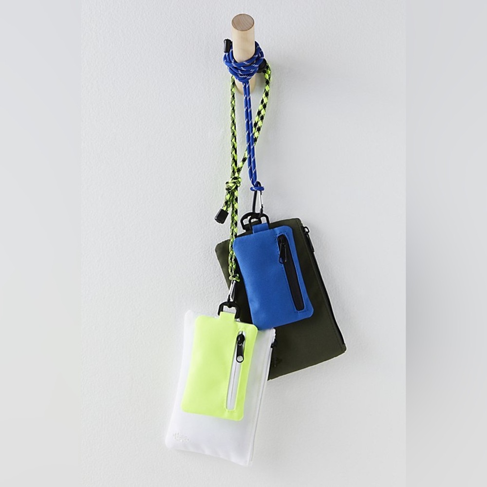 Free People , Green, and White Crossbody Bag